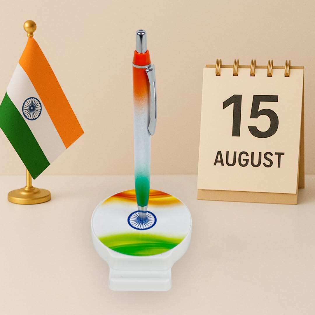 1780473255_Tiranga Pen Desk Stand Gift Set- 2
